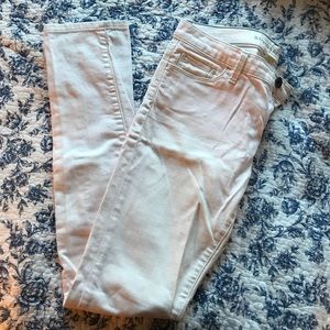 Banana Republic skinny jeans in light pink